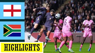 England vs South Africa Highlights  Womens Football Friendly International  10292024 [upl. by Sisely466]