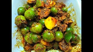 Lasode Ka Achaar Recipe  Rajasthani Gunda Pickle Recipe  गुंदे का अचार [upl. by Lail]