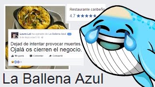 Las MEJORES RESPUESTAS al Juego de la Ballena Azul 3 😂 EDICIÓN RESTAURANTE [upl. by Aknayirp]