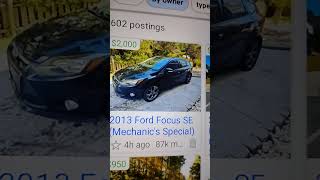 2013 Ford focus 87k 2000 needs work [upl. by Rein]