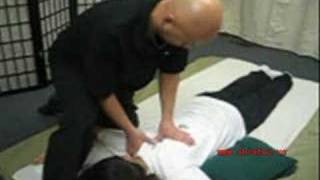 Shiatsu Demonstration 2 Prone Position Back [upl. by Davine]