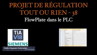 Projet Régulation Tout Ou Rien 38  FlowPlate PLC [upl. by Eleynad]