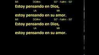 CANTOS PARA MISA  ESTOY PENSANDO EN DIOS  COMUNIÓN  LETRA Y ACORDES [upl. by Sad]