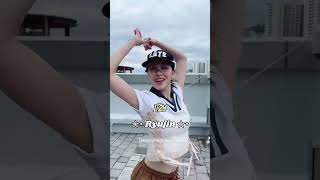 Kidols doing the nemonemo dance challenge with yena🎀🪩kpop shorts yena nemonemo [upl. by Llertnov44]