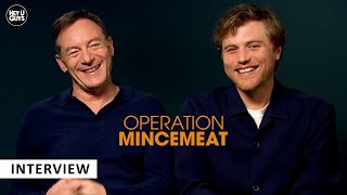 Operation Mincemeat  Jason Isaacs amp Johnny Flynn on mixing the reality amp the fantastic on screen [upl. by Meekyh]