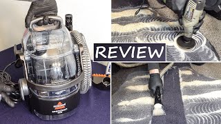 Review of Bissell 3624 SpotClean Professional Portable Carpet Cleaner [upl. by Aliahs]