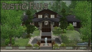 The Sims 3 Home Building  Rustic Falls [upl. by Rothberg116]