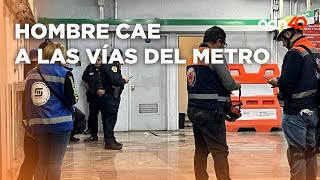 Hombre cayó a las vías del metro ocurrió en la estación Morelos de la Línea B [upl. by Bailar]