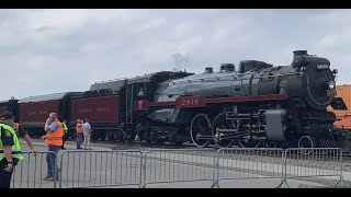 20240524 Railfan Shreveport LACPKC Final Spike Steam Tour [upl. by Netsuj116]