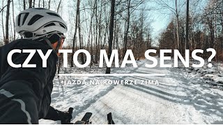 Jazda na rowerze zimą  czy to ma sens [upl. by Yrogreg]