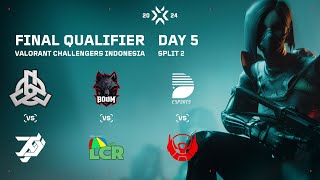 2024 VALORANT Challengers Indonesia  Split 2  Final Qualifier W2D2 [upl. by Thessa]