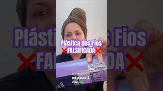 🚨CUIDADO Plástica dos Fios FALSIFICADA🚨 plasticadosfios progressiva cadiveu [upl. by Vaientina]