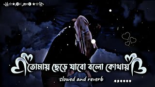 তোমায় ছেড়ে যাবো বলো কোথায়  Tomay Chere Jabo Bolo Kothai  slowed  reverb  Lofi jone [upl. by Ob426]