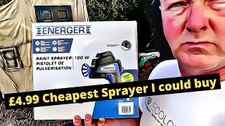 I bought the cheapest electric spray gun at Screwfix  Energer ENB770SRG with Frenchic Al fresco [upl. by Maroj]