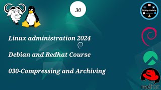 030Compressing and Archiving  Linux Course 2024 [upl. by Ahsael]