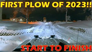 First Snow Plowing Video of 2023 2 HOUR NEW YEARS SPECIAL in 5K snowplowing asmr best [upl. by Pierro474]