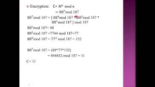 RSA algorithmWith exampleMod calculationMalayalam explanation [upl. by Elleinnad]