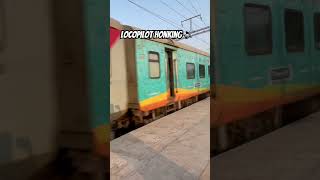 Wap7 locopilot Honking indianrailwaysshortsyoutubeshortsexploreyoutuberailwayrailfansrail [upl. by Ad]