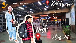 Delhi to Kotdwar by train ❤️ vlog24  dailyvlog [upl. by Gillan]