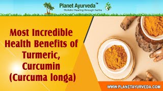 Most Incredible Health Benefits of Turmeric Curcumin Curcuma longa [upl. by Waldron]