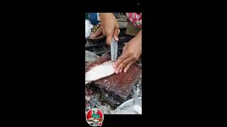 cutting and cleaning milk fish ASMR [upl. by Annmaria]