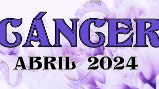 CÁNCER ABRIL 2024 UN ANTES Y UN DESPUÉS‼️EL UNIVERSO ABRE PUERTAS🛤️TE VERÁ Y LO QUE LE PROVOCARÁS [upl. by Tasha]