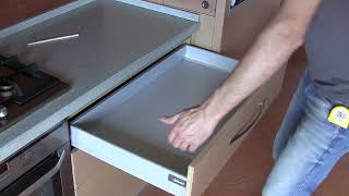 How to remove kitchen drawers quickly and without tools [upl. by Eceinert]