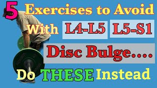 4 GREAT Core Strengthening Exercise For L4 L5 Disc Bulge L5 S1 Disc Bulge  Dr Walter Salubro [upl. by Gerik84]