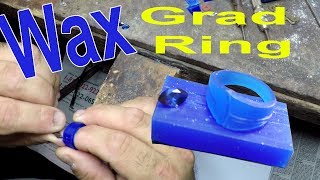 2017 Grad Ring How its Made Wax Pattern Carving Part 1 Pattern [upl. by Llenyt]