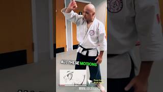 How To Use The KARATE HIGH BLOCK At Clinch Range shorts karate martialarts [upl. by Lexis]