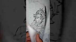 I make tanjiro in my death note drawing anime artwork tanjiro demonslayer [upl. by Nothgierc]