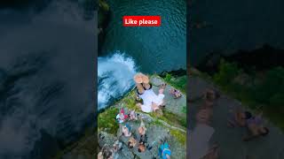 Best WATERFALL diving sorts ytshorts youtubeshorts shorts [upl. by Curt]