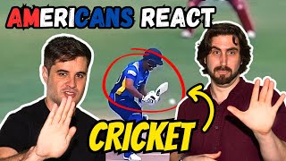 Americans React to CRICKET for the First Time Reaction Video [upl. by Greenebaum]