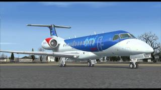 TSS ERJ1XX HD Sound FSX [upl. by Bohner46]