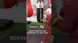 Frank 78 works on his speed and combinations on the bag [upl. by Odlopoel]