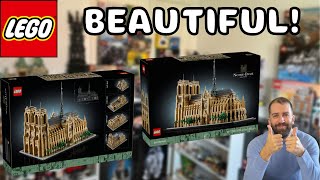 LEGO Architecture Notre Dame de Paris 21061 Officially Revealed [upl. by Niarbo906]