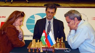 Judit Polgar vs Garry Kasparov  Dos Hermanas  Spain 1996 [upl. by Ffirahs]