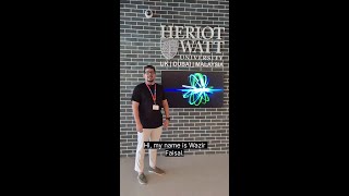 Lets Walkthrough HeriotWatt University Dubai  Study in Dubai [upl. by Barvick]