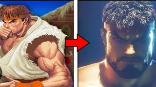 EVOLUÇÃO RYU GOLPE SHORYUKEN STREET FIGHTER II ATÉ STREET FIGHTER 6 [upl. by Erdnassak]