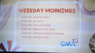 GMA Schedule Weekday Mornings April 5 2024 [upl. by Rebak]