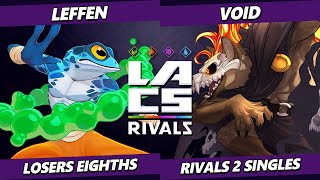 LACS Rivals TOP 8  Leffen Ranno Vs VoiD Forsburn Rivals of Aether 2  RoA2 [upl. by Franz]