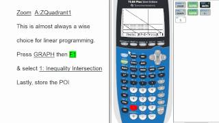 Linear Programming Problem Graphing TI 84 Calculator [upl. by Pangaro]