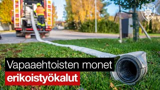 Vapaaehtoisten päivä Sopimuspalokuntien monet erikoistyökalut [upl. by Etram]