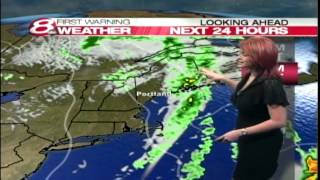 Meteorologist Mallory Brookes Saturday Forecast [upl. by Enerehs731]