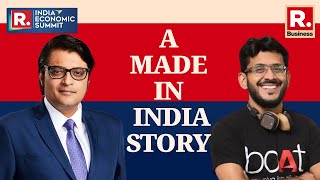 Boat Cofounder Aman Gupta On A Made in India Story At Republic Business India Economic Summit [upl. by Punke]