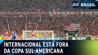 Após empate contra Rosário Central Inter é eliminado na Copa SulAmericana  SBT Brasil 240724 [upl. by Elimay]