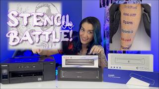 Best Tattoo Stencil Printer Paper and Ink  Longest Lasting Highest Resolution [upl. by Adnamahs]