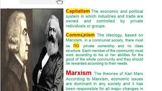 capitalism vs communism vs Marxism Differences UPSCIASCSSPMS [upl. by Indnahc]