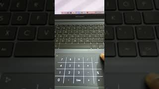 asus vivobook Produo Numpad  track pad vivobook [upl. by Aihsened693]