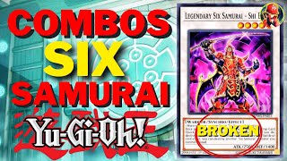 DECK SIX SAMURAI 🚫 COMBOS YUGiOH 2024  NEW SUPPORT SIX SAMURAI [upl. by Sklar]